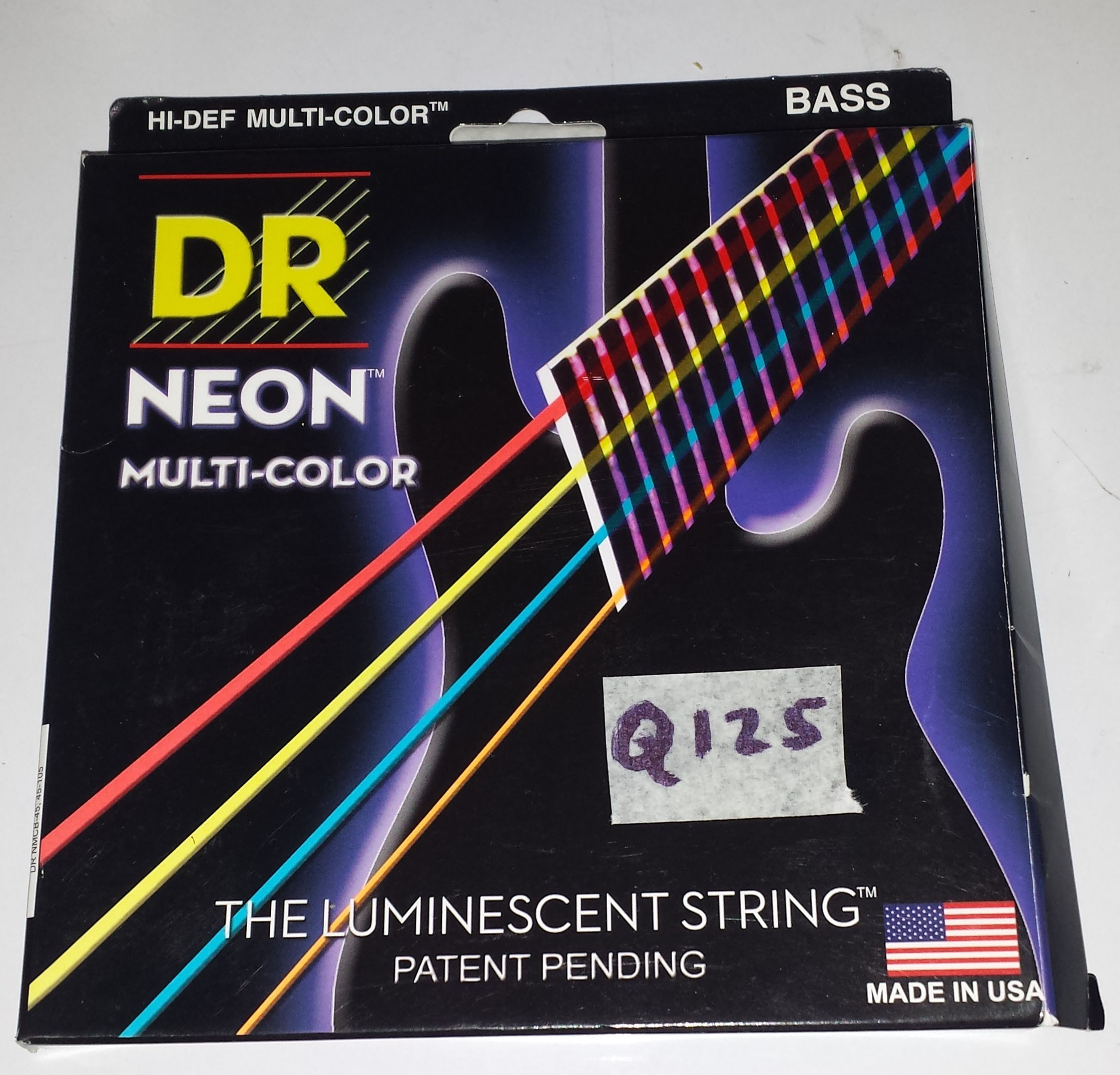 Cuerdas de Bajo Neon Multicolor